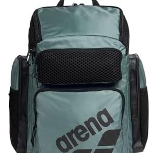 Arena One Go Backpack Swimmers Athletes Sports Gym Rucksack Multisport Daypack Large Size Training Gear Equipment Swim Bag for Men and Women, 45 Liters, Sage